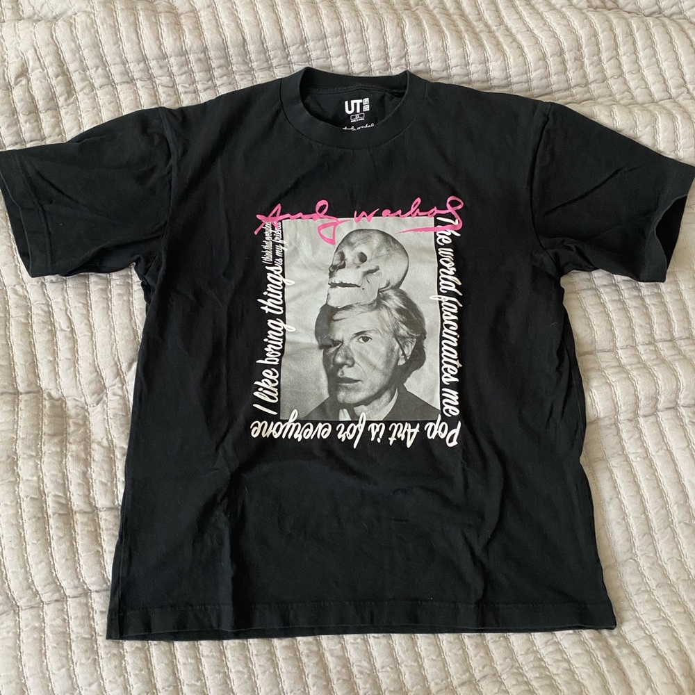 Uniqlo T-shirt XS/S size oversize black